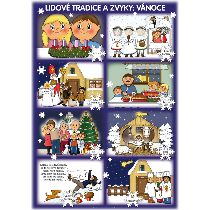 Tematický obraz: Lidové tradice a zvyky: Vánoce
