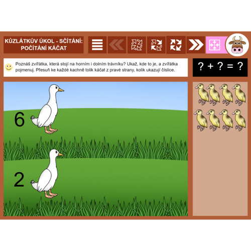 iŠkolička: interaktivní program Zvířata na statku