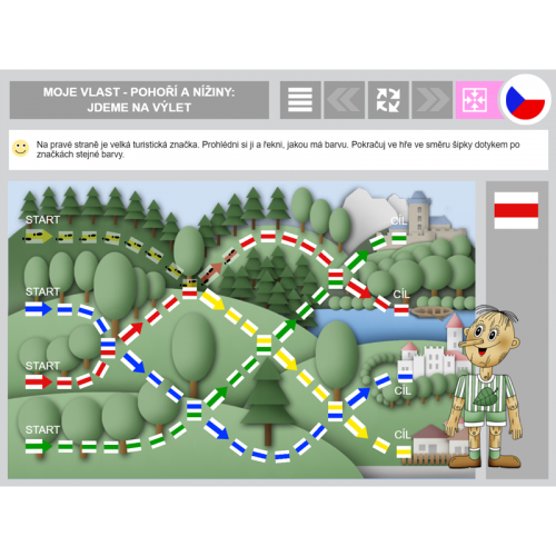 iŠkolička: interaktivní program Moje vlast