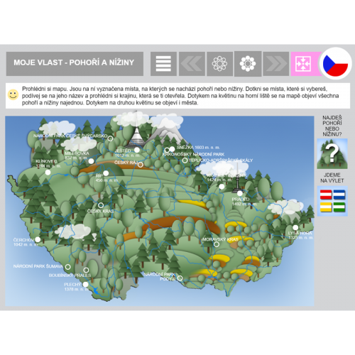 iŠkolička: interaktivní program Moje vlast