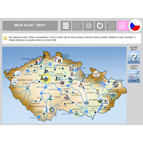 iŠkolička: interaktivní program Moje vlast