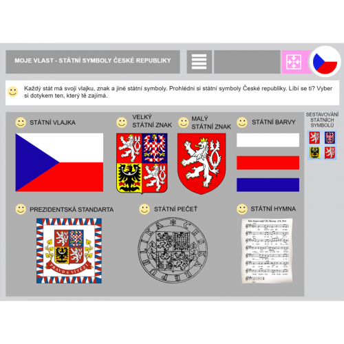 iŠkolička: interaktivní program Moje vlast