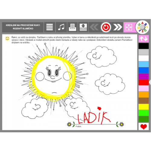 iŠkolička: interaktivní program Písmáčkovy úkoly