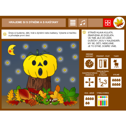 iŠkolička: interaktivní program Listopad