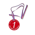 Medaile s jedničkou Na cestu do školy