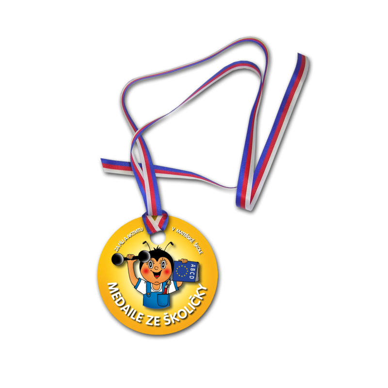 Medaile ze školičky za píli a aktivity