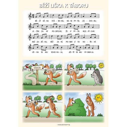 Tematický obraz: Zazpívej písničku: Běží liška k Táboru